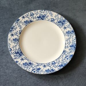 Johnson Brothers English Garden Blue Floral Rim Large Plate 10.75"